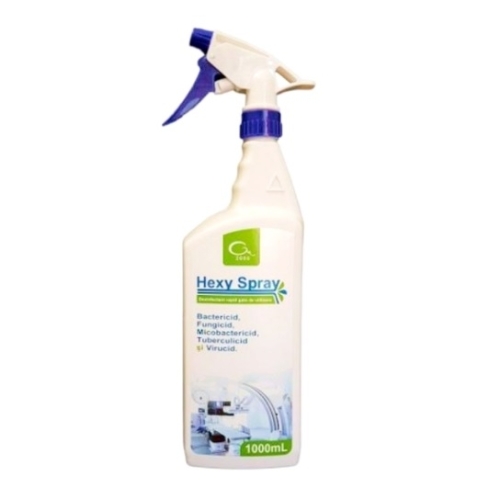 Dezinfectant suprafete Virucid spray 1L, avizat Ministerul Sanatatii, Hexy