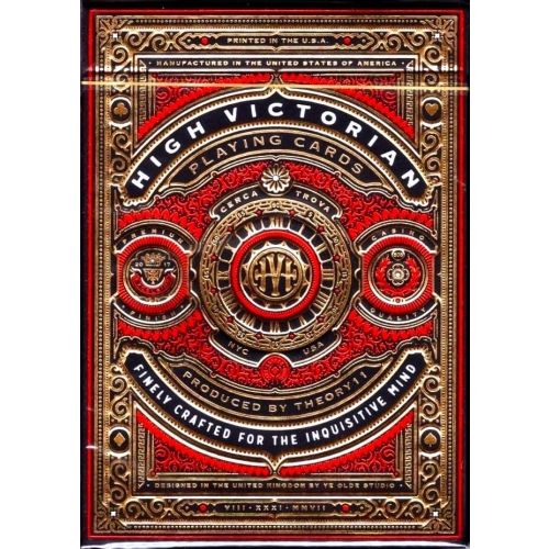 Carti de joc de lux Theory11 High Victorian Red
