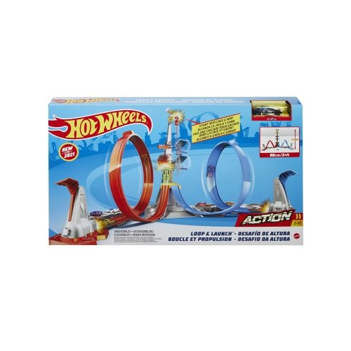 Set de joaca Pista campionilor, Hot Wheels Action