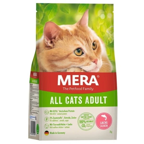Hrana Uscata Pisici Adult cu Somon 2 kg Mera