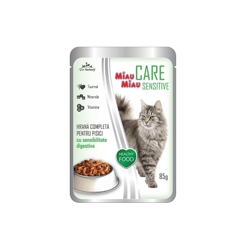Hrana Umeda pentru Pisici cu ficat 1 plic x 85 g MIAU MIAU CARE SENSITIVE