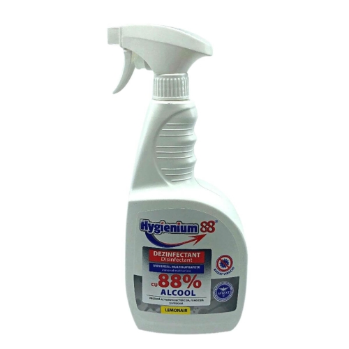 Dezinfectant Virucid multisuprafete 88% alcool Lamaie 750 ml, Hygienium, avizat Ministerul Sanatatii