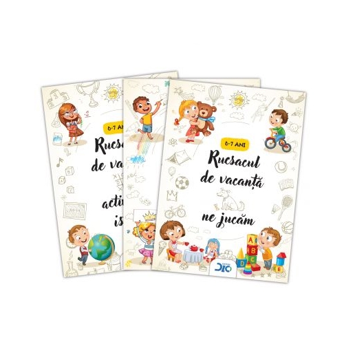 Rucsacul de vacanta 6-7 ani. Desenam si coloram, ne jucam, activitati istete (Interior color)