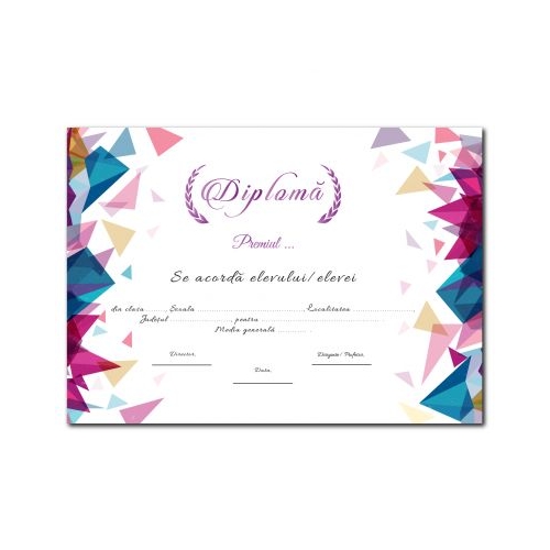 Diploma scolara (Gimnaziu) DLF1