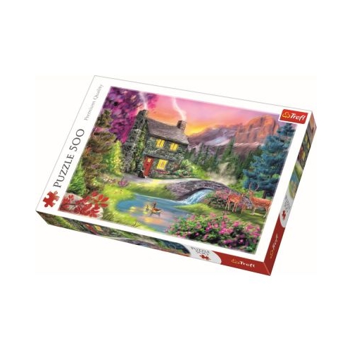 Puzzle muntele Idyll 500 de piese, Trefl