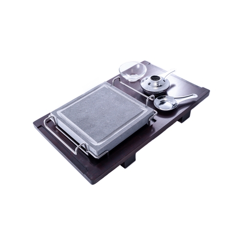 Set piatra vulcanica, dimensiuni 210x210mm