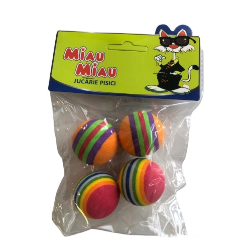 Miau-Miau-Jucarie- soricel-siret-si-minge-plastic-4buc