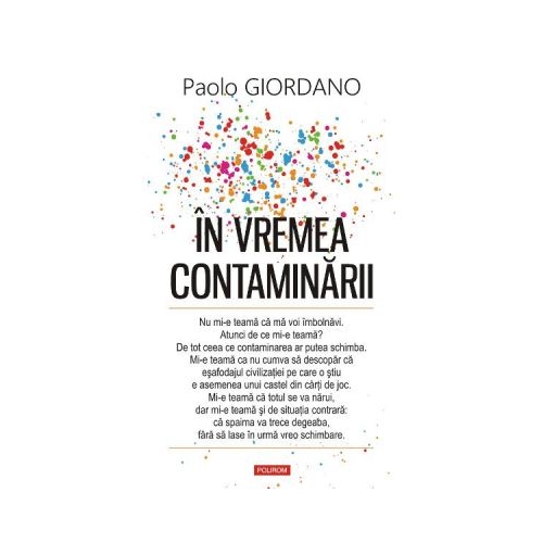 In vremea contaminarii - Paolo Giordano