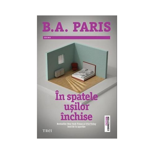 In spatele usilor inchise - B. A. Paris. Bestseller New York Times si USA Today inca de la aparitie
