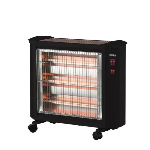 Incalzitor cu 4 rezistente si quartz, 4 trepte de caldura, termostat reglabil, putere maxima 1600W, Floria