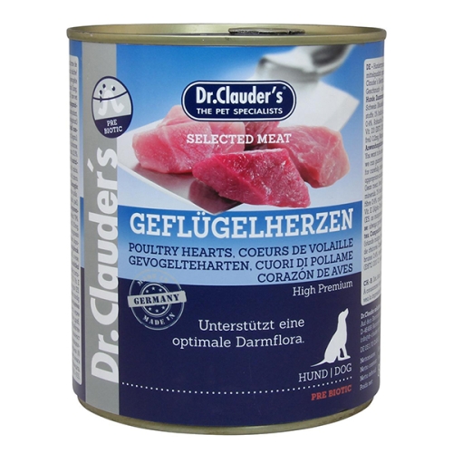 Hrana umeda, Caini, 800 g, Dr. Clauder`s Selected Meat Junior