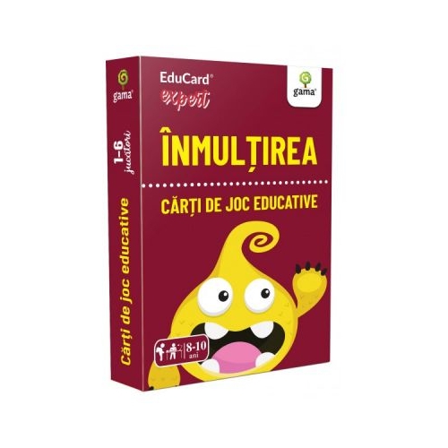 Inmultirea. EduCard expert. Carti de joc educative