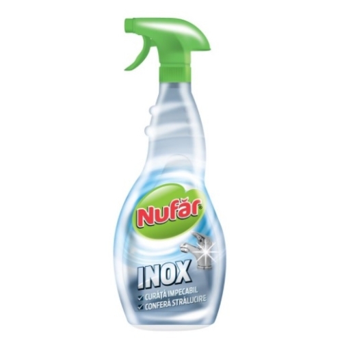 Spray pentru curatare inox, 500 ml, Nufar