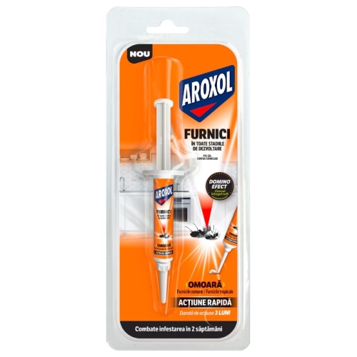 Insecticid gel tip seringa impotriva furnicilor, 7 g, Aroxol