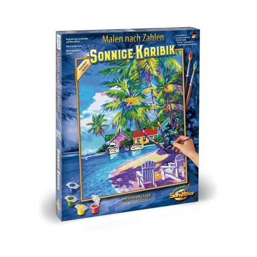 Kit pictura pe numere Insoritul Caraibe, Schipper