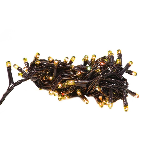 Instalatie Pom Craciun, 100 Becuri Led, Alba