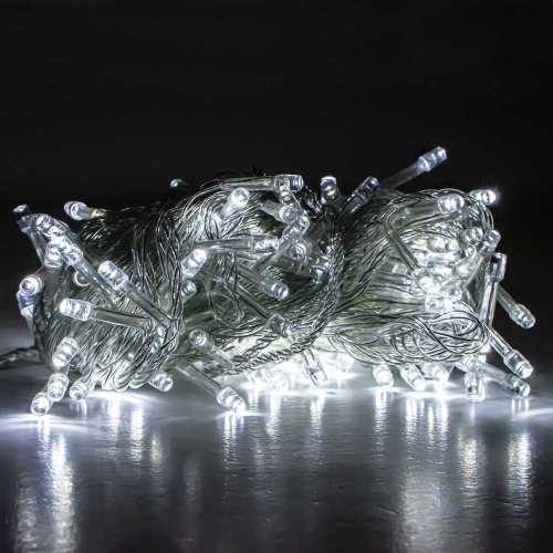 Instalatie Pom Craciun, 140 Becuri Xenon, 11 m, Alba