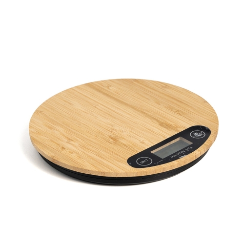Cantar rotund de bucatarie de uz casnic, din bambus