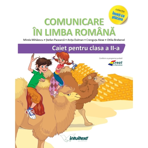 Comunicare in limba romana, caiet pentru clasa a 2-a ( Varianta - EDP 1 Pitila, Mihailescu) Set Semestrul I + Semestrul II Clasa 2 Intuitext