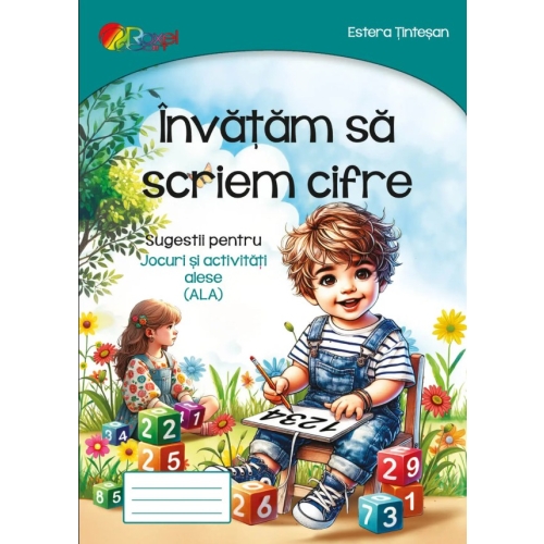 Caiet pentru grupa mare/pregatitoare. Invatam sa scriem cifre (semne grafice) -, editura Cartex