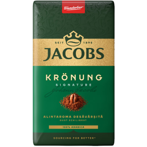 Jacobs Kronung Alintaroma, Cafea macinata, 500 gpe grupdzc.ro✅. Descopera gama copleta de produse la oferte speciale✅!