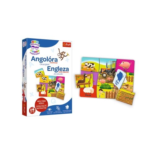 Joc educativ edupuzzle engleza pentru prescolari