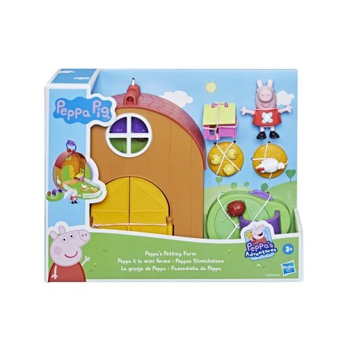 Set de joaca cu figurina Peppa Pig la ferma, Peppa Pig