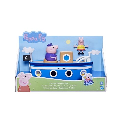 Set de joaca cu figurina Peppa Pig si barca bunicului, Peppa Pig