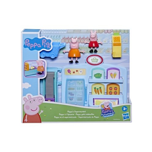 Figurina Peppa Pig la supermarket, Peppa Pig