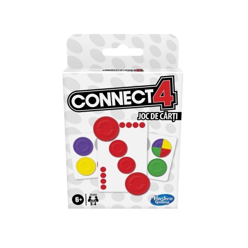 Joc de societate Connect4 Clasic, jocul cu carti in limba romana, Hasbro