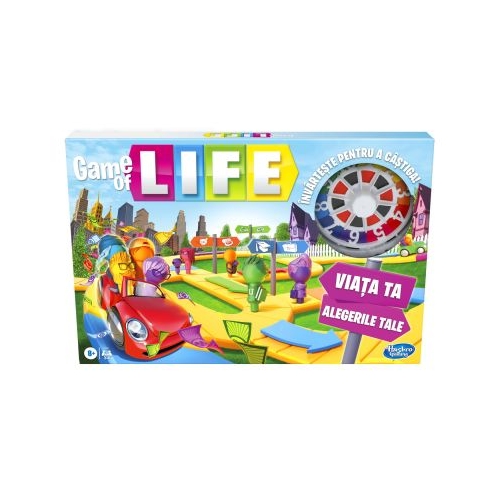 Joc de societate Game of Life Clasic in limba romana, Hasbro