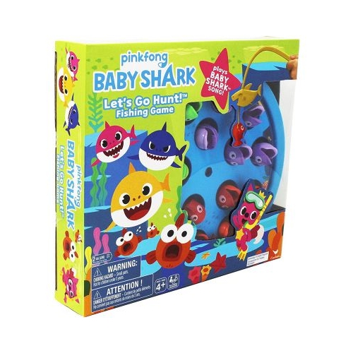 Joc de pescuit cu cantecul Baby Shark, Spin Master