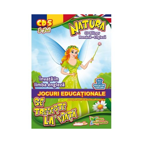 Natura se trezeste la viata - Invata in limba engleza - Jocuri educationale 3-7 ani