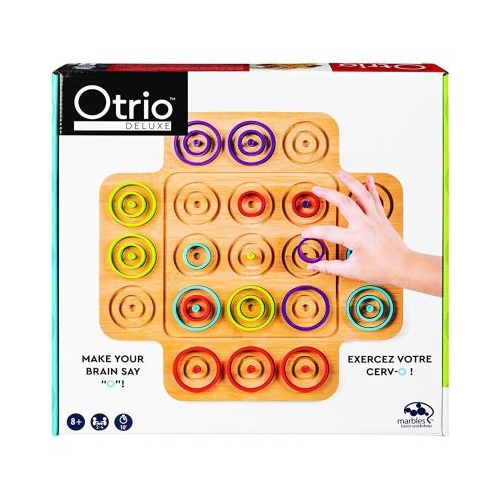 Joc Marbles, Otrio Deluxe Edition, din lemn, Spin Master