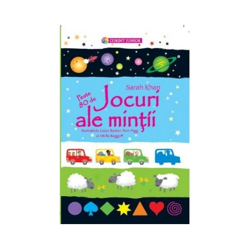 Jocuri ale mintii - Sarah Khan, editura Corint Junior. Carte pentru copii
