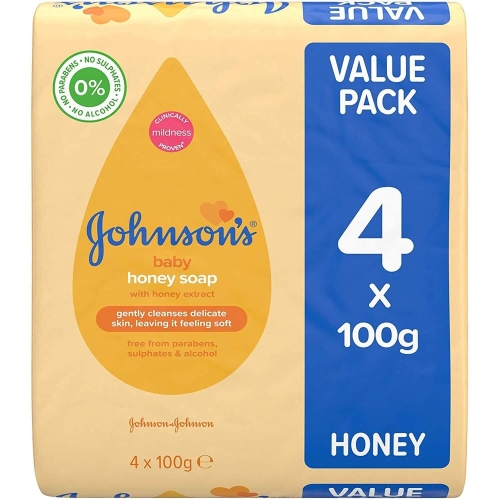 Johnson's Baby Honey Sapun 4 x 100g