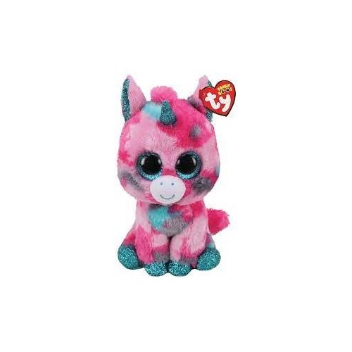 Jucarie de plus Beanie Boos, Unicornul Gumball, 24 cm, TY