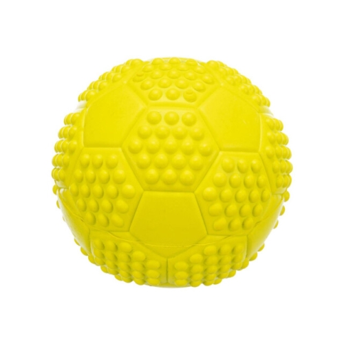 Jucarie Pentru Caini, Minge Sport, Cauciuc, Cu Sunet, 7 cm, Lime, 34845