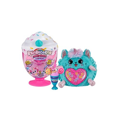 Jucarie plus Unicornul curcubeu, shake cu surprize, Rainbocorns