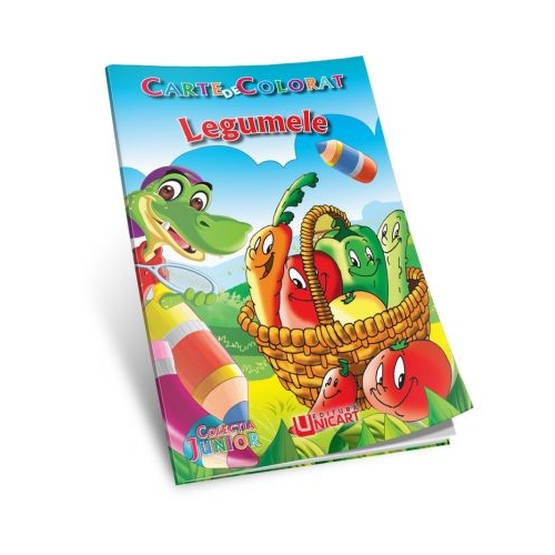 Legume. Carte de colorat B5 - Valentin Cristescu