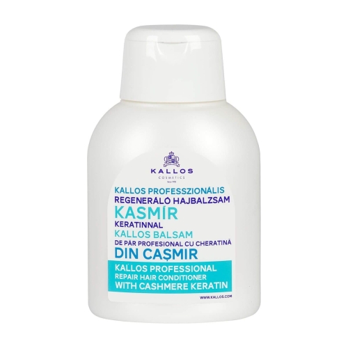 Kallos Balsam de par cu cheratina din casmir, 500 ml. Produs pentru ingrijirea, spalarea si intretinerea parului