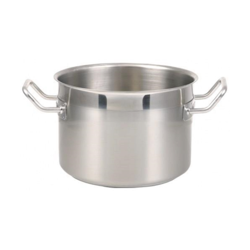 Cratita, capacitate 6.6 litri, cu 2 manere, din inox, diametru 240mm