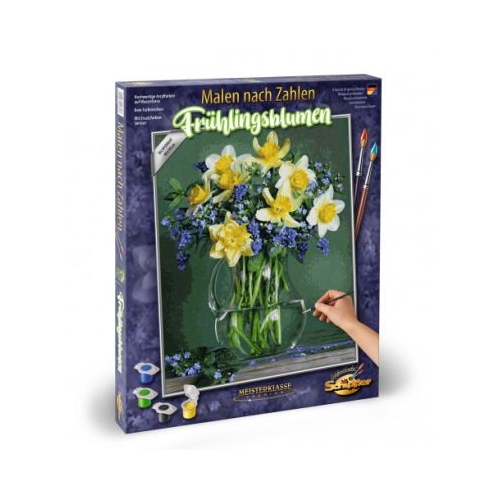 Kit pictura pe numere Schipper Buchet cu flori de primavara