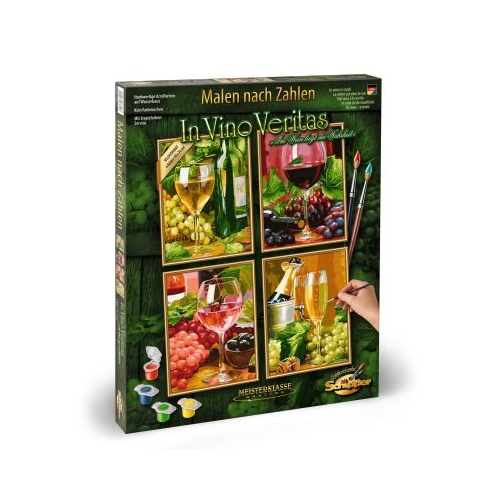 Kit pictura pe numere Schipper Quatro in vino veritas