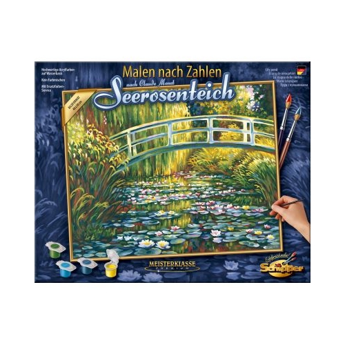 Kit pictura pe numere Schipper Helesteu plin cu nuferi