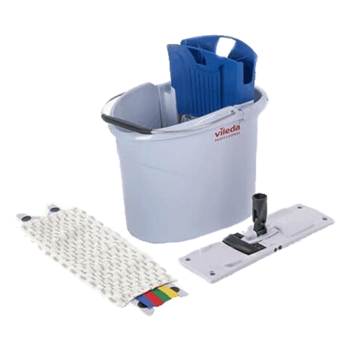 Kit galeata si mop plat Vileda UltraSpeed Mini 10 litri