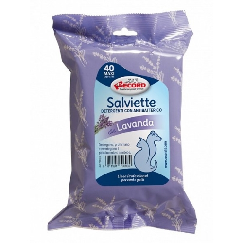 Servetele-umede-antibacteriene-cu-Lavanda-pentru-caini-si-pisici-40-buc,-Record