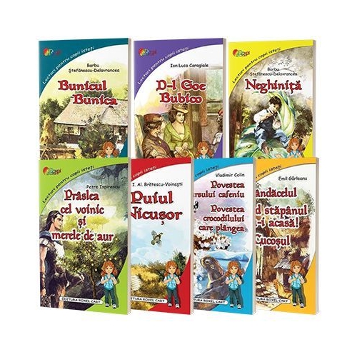 Lecturi pentru copii isteti. Pachet format din 7 carti Carti pentru copii ROXEL CART