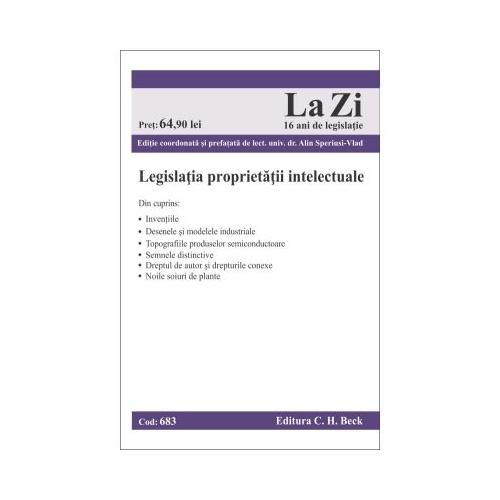 Legislatia proprietatii intelectuale. Cod 683