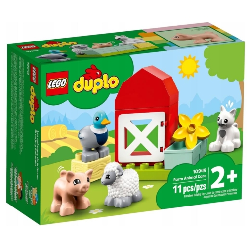 LEGO DUPLO Animalele de la ferma 10949, 11 piese LEGO Duplo Lego grupdzc